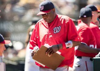 Dusty Baker in the Dugout photograph, 2017 June 04