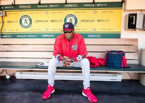 Dusty Baker in the Dugout photograph, 2017 June 04