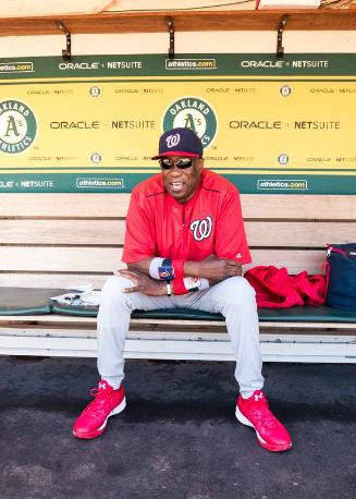 Dusty Baker in the Dugout photograph, 2017 June 04