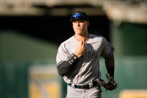 Aaron Judge on the Field photograph, 2017 June 16