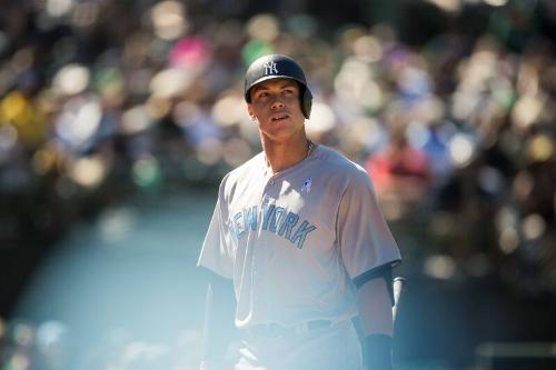 Aaron Judge on the Field photograph, 2017 June 17