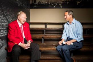 Red Schoendienst and Jeff Idelson photograph, 2017 May 18