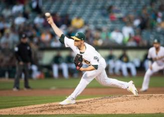 Sonny Gray Pitching photograph, 2017 May 18