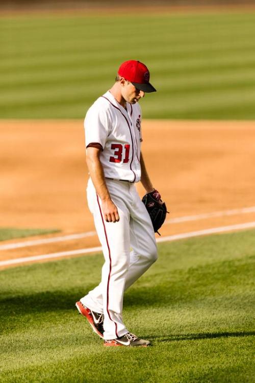 Max Scherzer on the Field photograph, 2017 June 11