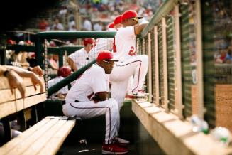 Dusty Baker in the Dugout photograph, 2017 June 11