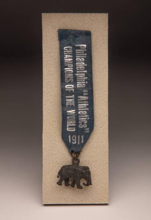 Philadelphia Athletics World Championship pin, 1911