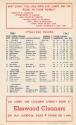 Visitors versus Syracuse Chiefs scorecard, 1961