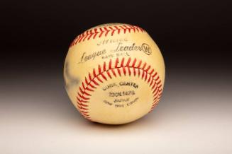 R.K. Mizuno Sporting Goods Company Autographed ball, undated