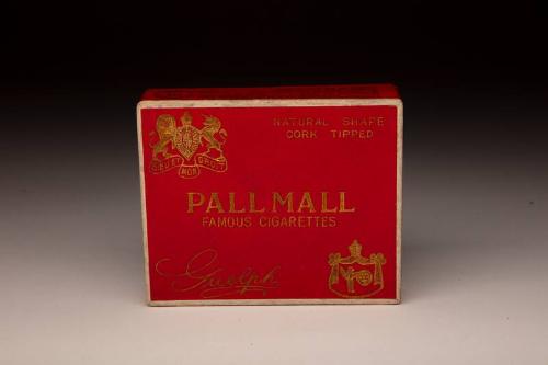 Pall Mall cigarette box, 1910