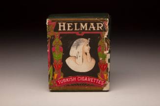 Helmar cigarette box, 1910
