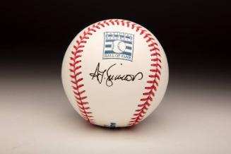 Ted Simmons Autographed ball, 2020 February 27