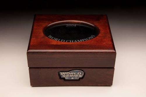 Boston Red Sox World Series ring box, 2004