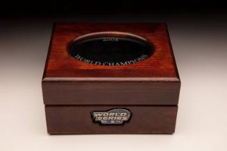 Boston Red Sox World Series ring box, 2004