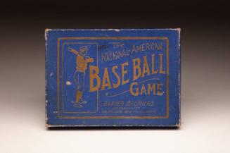 The National-American Baseball Game box and lid, 1913