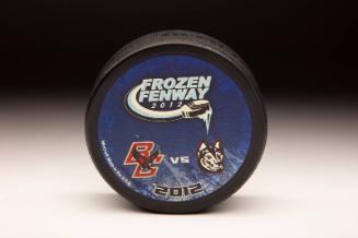 Frozen Fenway Souvenir hockey puck, 2012 January 07-14