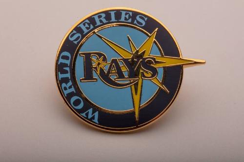 Tampa Bay Rays World Series press pin, 2020