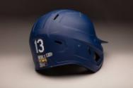 Max Muncy World Series helmet, 2020 October 20-27