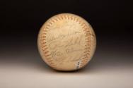 San Francisco Giants Autographed ball, 1965