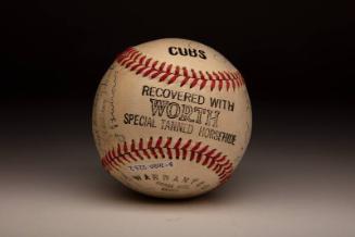 Chicago Cubs Autographed ball, 1943