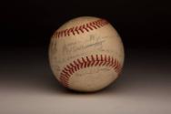 Chicago Cubs Autographed ball, 1943