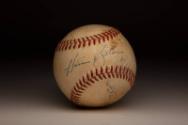 Hiram Bithorn Autographed ball, 1951