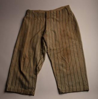 Rube Oldring pants, 1914