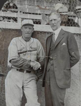 Connie Mack and Gabby Street photograph, 1931 March 09