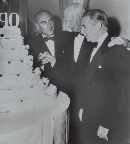 Connie Mack 90th Birthday photograph, 1952 November 19