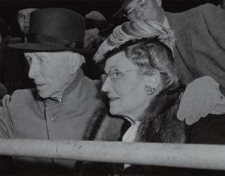 Connie Mack with Wife Katherine photograph, 1945 October 10
