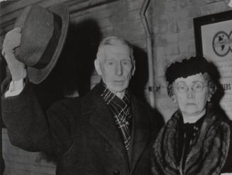 Connie Mack with Wife Katherine photograph, 1940 February 16