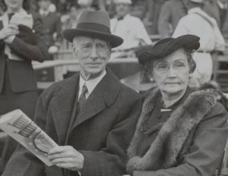 Connie Mack with Wife Katherine photograph, probably 1938