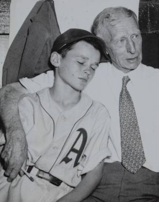 Connie Mack and Grandson photograph, 1943 June 23