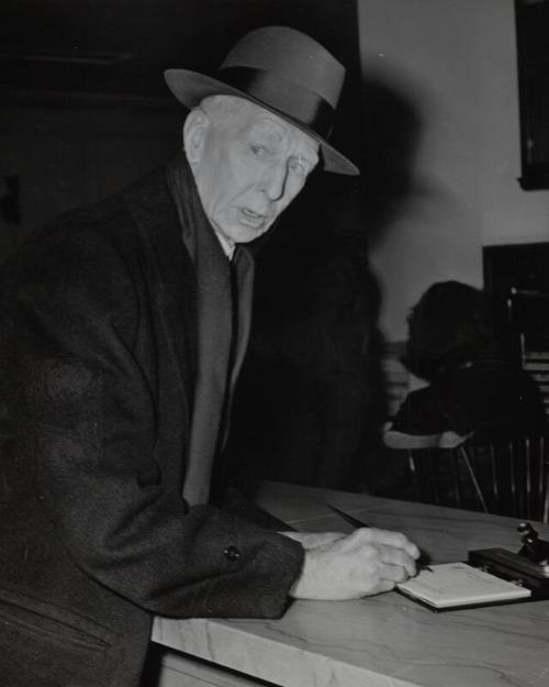 Connie Mack photograph, probably 1944