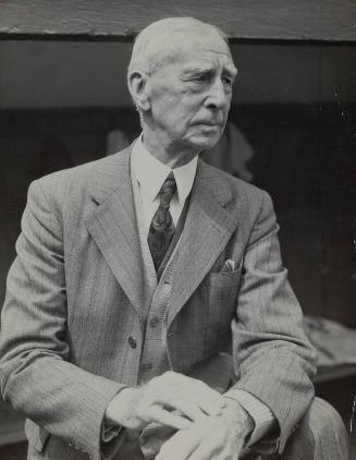 Connie Mack photograph, probably 1949