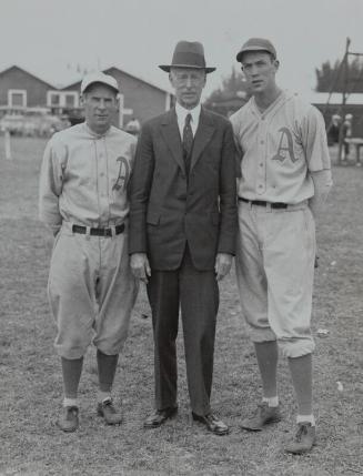 Connie Mack and Sons photograph, 1935 March 04