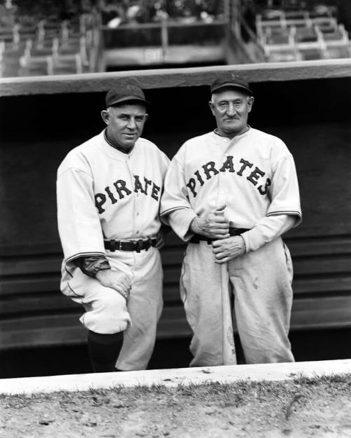 Honus Wagner and Unidentified Player, between 1933 and 1937
