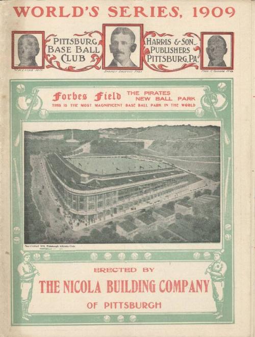 Pittsburgh Pirates World Series program, 1909 October 08