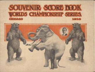 Chicago Cubs World Series program, 1910 October 23