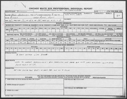 Mike Greenwell scouting report, 1989 July 01