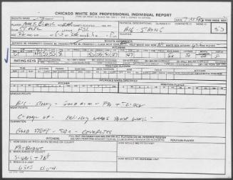 Mark Clark scouting report, 1990 July 04