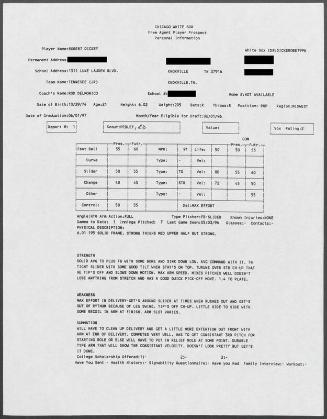 R.A. Dickey scouting report, 1996 May 03