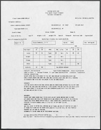 Jason Grilli scouting report, 1994 April 27