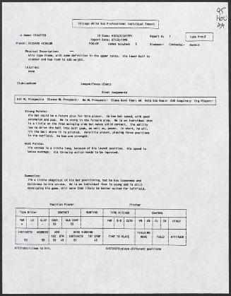 Richard Hidalgo scouting report, 1995 July 02