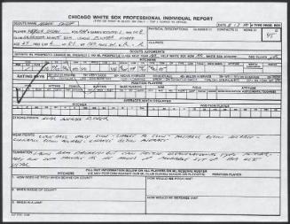 Brian Keyser scouting report, 1990 August 03