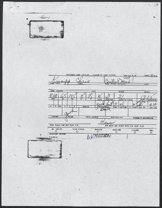 Chris Knapp scouting report, 1975 March 24