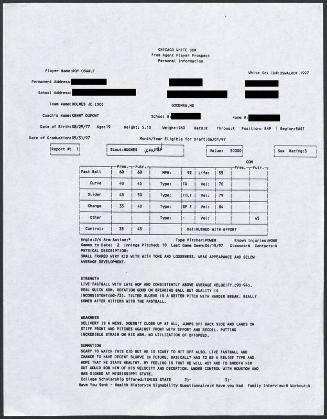 Roy Oswalt scouting report, 1997 April 15