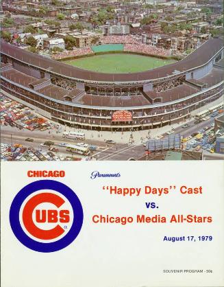 "Happy Days" Cast versus Chicago Media All-Stars scorecard, 1979 August 17