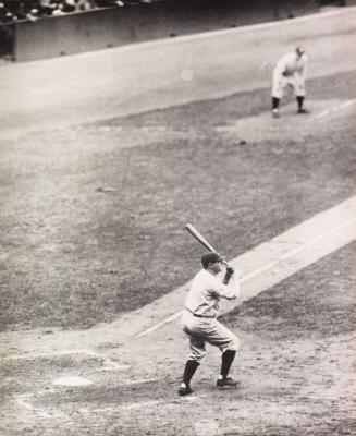 Babe Ruth 60th Season Home Run photograph, 1927 September 30