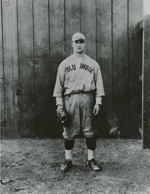 Lou Gehrig in Columbia University Uniform photograph, circa 1922