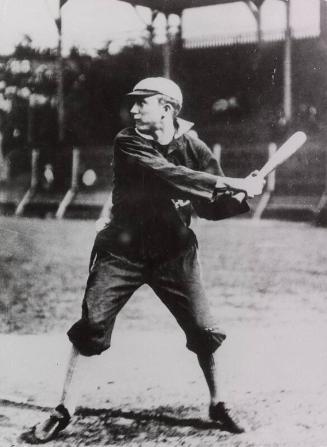 Ty Cobb Batting photograph, 1905 or 1906
